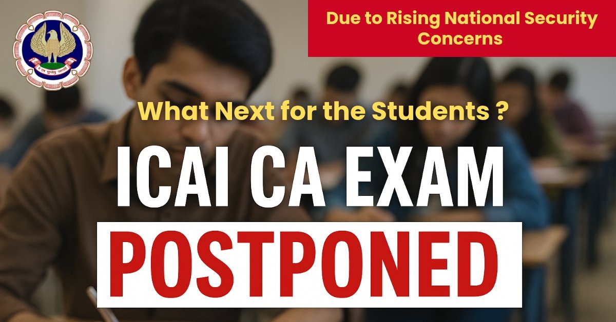 ICAI Exam postponed 2025